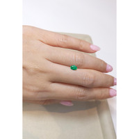 0.38 Ct. Emerald from Russia Life Style
