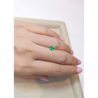 0.39 Ct. Emerald from Russia Life Style