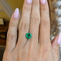 1.29 Ct. Emerald from Zambia Life Style