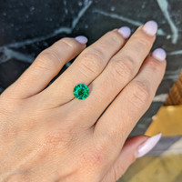 1.29 Ct. Emerald from Zambia Life Style