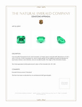 0.42 Ct. Emerald from Russia Appraisal