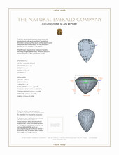 1.07 Ct. Emerald from Zambia 3 D Scan Report