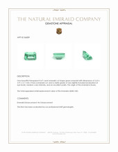 0.47 Ct. Emerald from Russia Appraisal