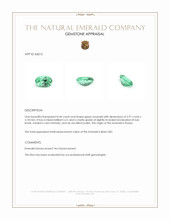 0.44 Ct. Emerald from Russia Appraisal