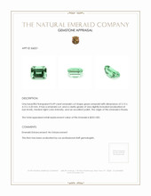0.49 Ct. Emerald from Russia Appraisal