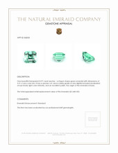 0.97 Ct. Emerald from Russia Appraisal
