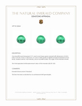 2.91 Ct. Cabochon Emerald from Russia Appraisal