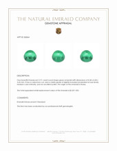 2.91 Ct. Cabochon Emerald from Russia Appraisal