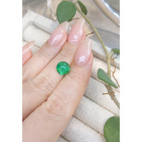 2.91 Ct. Cabochon Emerald from Russia Life Style