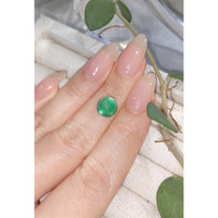 2.91 Ct. Cabochon Emerald from Russia Life Style