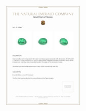 1.80 Ct. Cabochon Emerald from Russia Appraisal