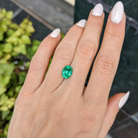 1.90 Ct. Emerald from Brazil Life Style