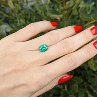 1.90 Ct. Emerald from Brazil Life Style