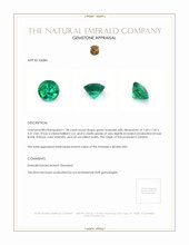 1.58 Ct. Emerald from Zambia Appraisal