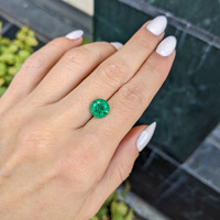 2.44 Ct. Emerald from Zambia Life Style