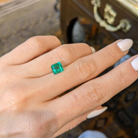 1.53 Ct. Emerald from Colombia Life Style