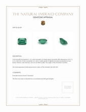 1.62 Ct. Emerald from Zambia Appraisal