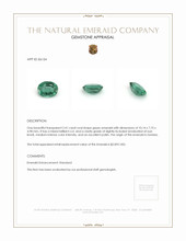 2.41 Ct. Emerald from Zambia Appraisal