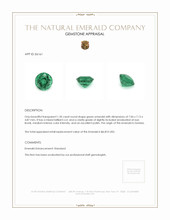 1.30 Ct. Emerald from Zambia Appraisal