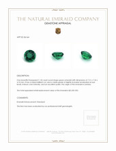 1.50 Ct. Emerald from Zambia Appraisal