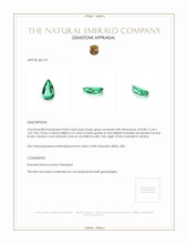0.84 Ct. Emerald from Zambia Appraisal
