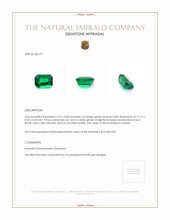 4.51 Ct. Emerald from Zambia Appraisal