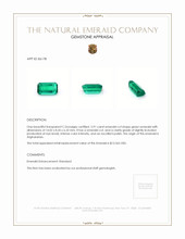 5.91 Ct. Emerald from Afghanistan Appraisal