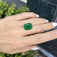 7.45 Ct. Emerald from Zambia Life Style