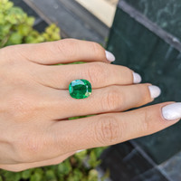 4.36 Ct. Emerald from Zambia Life Style