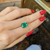 4.22 Ct. Emerald from Zambia Life Style