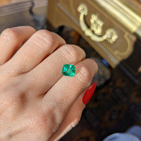 2.07 Ct. Emerald from Colombia Life Style