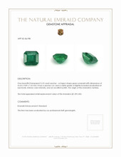 5.33 Ct. Emerald from Zambia Appraisal