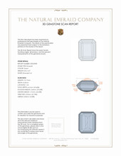 3.27 Ct. Emerald from Zambia 3 D Scan Report