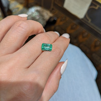 1.81 Ct. Emerald from Colombia Life Style