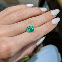 2.30 Ct. Emerald from Colombia Life Style
