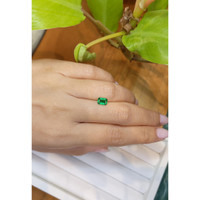 0.74 Ct. Emerald from Afghanistan Life Style