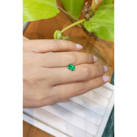 0.73 Ct. Emerald from Afghanistan Life Style