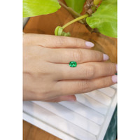 0.73 Ct. Emerald from Afghanistan Life Style