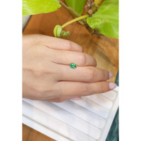 0.59 Ct. Emerald from Afghanistan Life Style