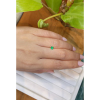 0.23 Ct. Emerald from Afghanistan Life Style