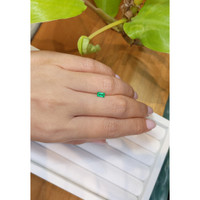 0.36 Ct. Emerald from Afghanistan Life Style
