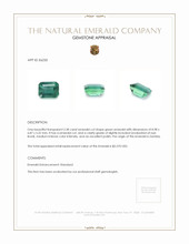 2.38 Ct. Emerald from Zambia Appraisal
