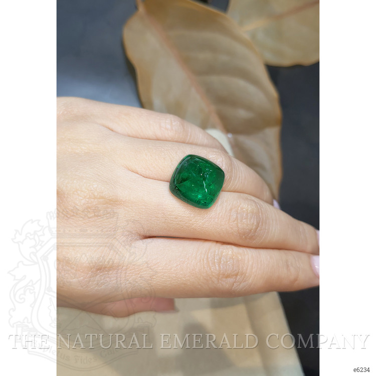 18.24 Ct. Cabochon Emerald from Zambia