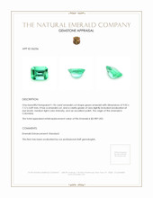 1.96 Ct. Emerald from Colombia Appraisal
