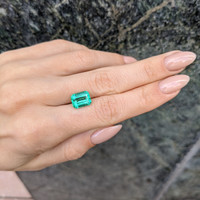 2.96 Ct. Emerald from Zambia Life Style