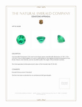 1.84 Ct. Emerald from Zambia Appraisal