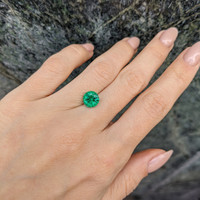 1.84 Ct. Emerald from Zambia Life Style