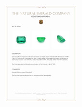 3.24 Ct. Emerald from Zambia Appraisal