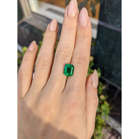 3.86 Ct. Emerald from Zambia Life Style