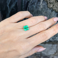 2.07 Ct. Emerald from Zambia Life Style